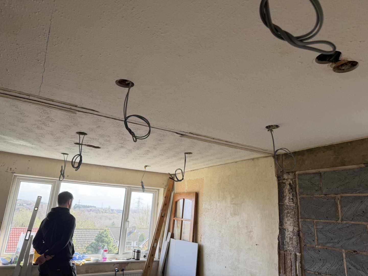 Kitchen lighting rewire